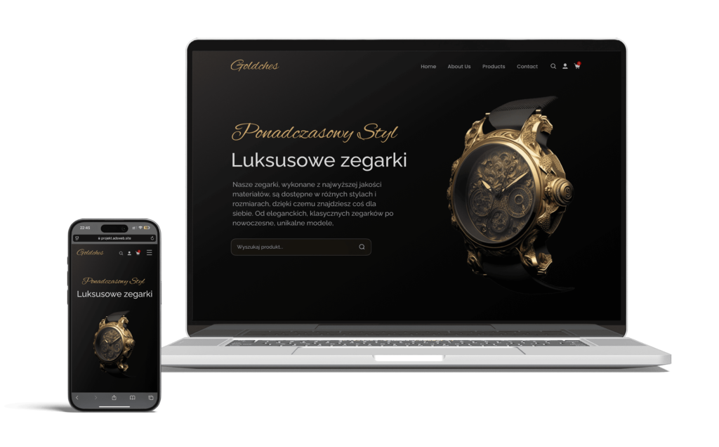Sklep internetowy z luksusowymi zegarkami