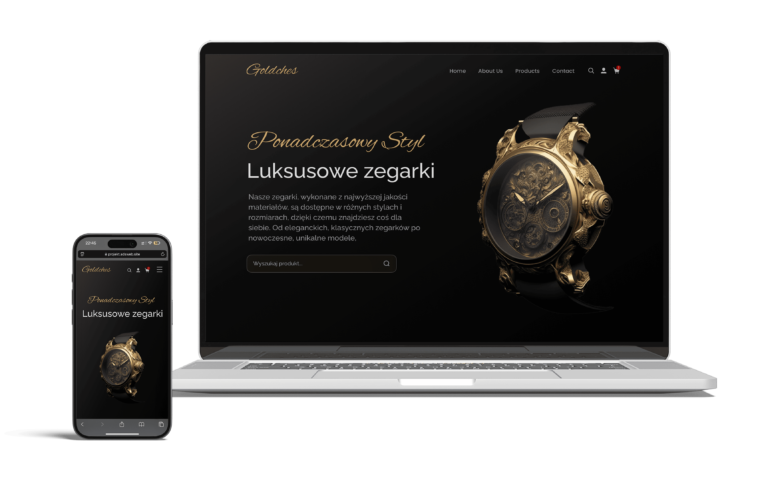 Sklep internetowy z luksusowymi zegarkami